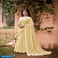 AKANSHA BY KASHVI GEORGETTE DESIGNER SAREE WITH RESHAM WORK BLOUSE