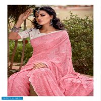 AKANSHA BY KASHVI GEORGETTE DESIGNER SAREE WITH RESHAM WORK BLOUSE