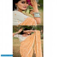 AKANSHA BY KASHVI GEORGETTE DESIGNER SAREE WITH RESHAM WORK BLOUSE