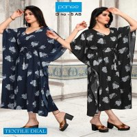 Panee Kaftan Wholesale Reyon Kaftan Long Kurtis
