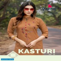 Parra Kasturi Vol-2 wholesale Hand Work Made Long Kurtis