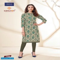 Suryajyoti Pehel Vol-10 Wholesale Long Kurti Catalogs