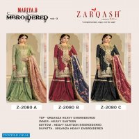Zarqash Mariya B Mbroidered Vol-2 Wholesale Pakistani Concept Dress