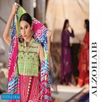 Alzohaib Monsoon Chunri Heritage Series Wholesale Branded Pakistani Suits