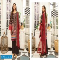 Adans Libas Hareer Digital Printed And Embroidered Suvic Chiffon Dupatta