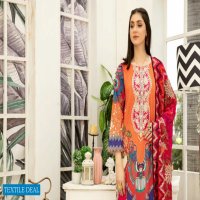 Adans Libas Hareer Digital Printed And Embroidered Suvic Chiffon Dupatta