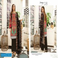 Adans Libas Hareer Digital Printed And Embroidered Suvic Chiffon Dupatta