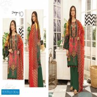 Adans Libas Hareer Digital Printed And Embroidered Suvic Chiffon Dupatta