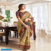 LT FASHIONS VIONA PURE CHANDERI SILK DIGITAL SAREE COLLECTION