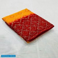 ASHIMA BANDHNI FOILY ETHNI WEAR SAREE DESIGN BEST RATE SELLER