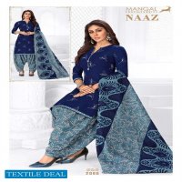 Mangal Shree Naaz Patiyala Vol-2 Wholesale Pure Cotton Printed Dress Material