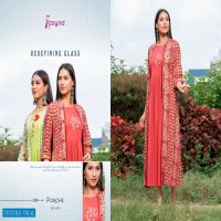 Psyna Porche Vol-4 Wholesale Long Kurti With Shrug Collection