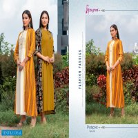 Psyna Porche Vol-4 Wholesale Long Kurti With Shrug Collection