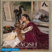 Adan Libas Naqsh Embroidered Jacquard Lawn Pakistani Dress
