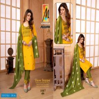 Master Pushpa Wholesale Full Stitched 3 Piece Salwar Kameez