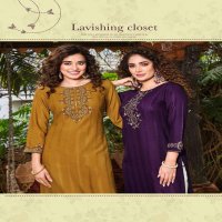 LADIES FLAVOUR SAANVI VOL 3 CLASSY LOOK INDIAN KURTI WITH BOTTOM PAIR