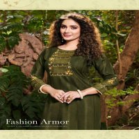 LADIES FLAVOUR SAANVI VOL 3 CLASSY LOOK INDIAN KURTI WITH BOTTOM PAIR