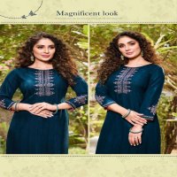 LADIES FLAVOUR SAANVI VOL 3 CLASSY LOOK INDIAN KURTI WITH BOTTOM PAIR