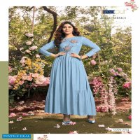 Anju Fashion Fever Vol-2 Wholesale Designer Gown With Stylish Sleeves Kurtis