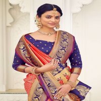 LAAJ BY REVANTA CREATION KANJIVARAM SILK CASUAL SUMMER WEAR SAREE