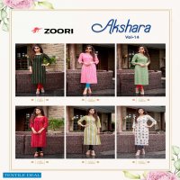 ZOORI AKSHARA VOL 14 RAYON READYMADE KURTI