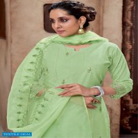 PINK MIRROR PASTELS READYMADE VISCOSE DESIGNER FANCY SUITS