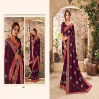 RIWAAZ BY SAROJ VICHITRA SILK EMBROIDERY FANCY SAREES