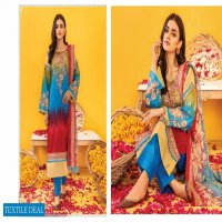 ZOUQ E NISA Embriodered  Premium Lawn Collection Vol-01 2022 By MALHAR TEXTILE