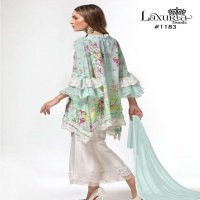 LAXURIA TRENDZ 1183 MASLIN READYMADE PAKISTANI PLAZZO STYLE SUITS