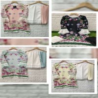 LAXURIA TRENDZ 1183 MASLIN READYMADE PAKISTANI PLAZZO STYLE SUITS