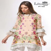 LAXURIA TRENDZ 1183 MASLIN READYMADE PAKISTANI PLAZZO STYLE SUITS