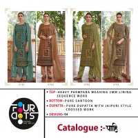 PAAHI BY FOURDOTS CLASSY LOOK WORK DESIGNER SUIT COLLECTION