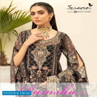 SERENE RAMSHA VOL 5 BY MEGHA EXPORTS GEORGETTE PAKISTANI WEDDING SUITS