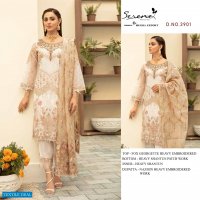 SERENE RAMSHA VOL 5 BY MEGHA EXPORTS GEORGETTE PAKISTANI WEDDING SUITS
