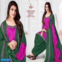 Vandana Bandhej Patiyala Vol-4 Wholesale Patiyala Dress Material