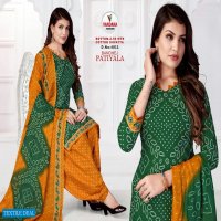 Vandana Bandhej Patiyala Vol-4 Wholesale Patiyala Dress Material