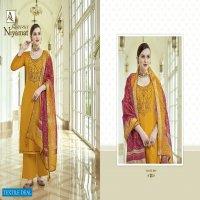 Alok Niyamat Wholesale Pure Zam Soild With Embroidery Salwar Kameez