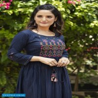 Ashmi Ghoomar Wholesale Anarkali Designer Long Kurtis