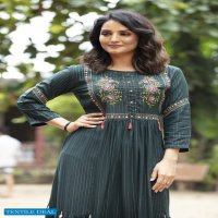 Ashmi Ghoomar Wholesale Anarkali Designer Long Kurtis