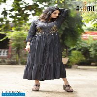 Ashmi Ghoomar Wholesale Anarkali Designer Long Kurtis