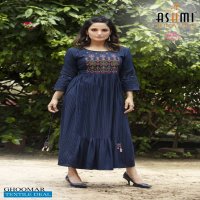 Ashmi Ghoomar Wholesale Anarkali Designer Long Kurtis