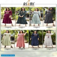 Ashmi Ghoomar Wholesale Anarkali Designer Long Kurtis