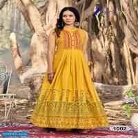 RANGJYOT CHARVI COTTON SUMMER WEAR LONG GOWN COLLECTION