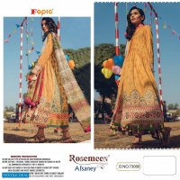 FEPIC ROSEMEEN AFSANEY COTTON WORK PAKISTANI FANCY DRESS MATERIALS