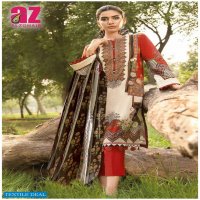 Alzohaib Roohi Wholesale Pure Lawn Cotton Printed Material
