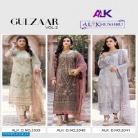 GULZAAR VOL 2 BY AL KHUSHBU GEORGETTE EMBROIDERY PAKISTANI WEDDING SUITS