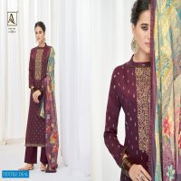 Alok Tarunika Wholesale Pure Zam Cotton Self Work Dress Material