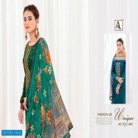 Alok Tarunika Wholesale Pure Zam Cotton Self Work Dress Material
