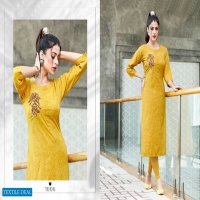 Sweety Nuclear Fancy Reyon Long Kurtis