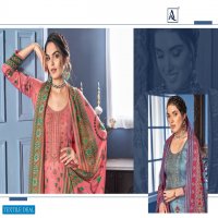 Alok Sheep Wholesale Swaroski And Diamond Work Dress Material